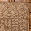 Tapis d'extérieur en jute - Mavi Medaillon Marron/Crème - thumbnail 4