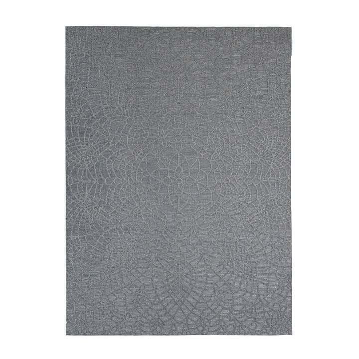 Tapis en sisal - Dunes Mandala Anthracite - 1