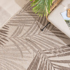 Tapis rond d'extérieur - Tiga Palm Taupe - thumbnail 2