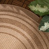 Tapis durable - Mavi Border Crème/Marron - thumbnail 2