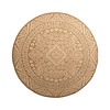 Tapis durable - Mavi Medaillon Marron/Crème - thumbnail 1