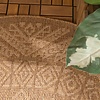 Tapis durable - Mavi Medaillon Marron/Crème - thumbnail 2