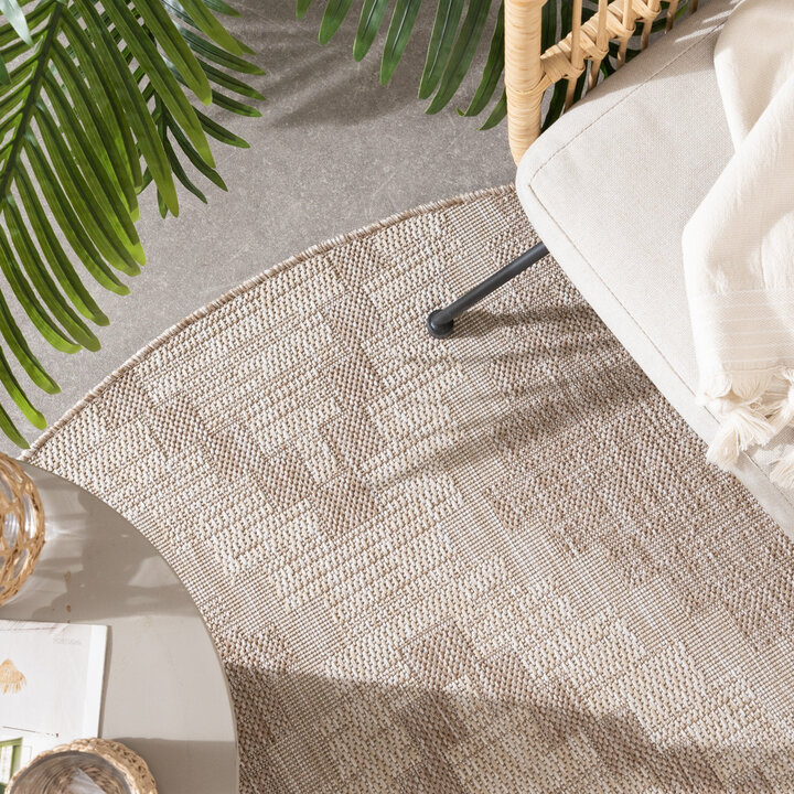 Tapis durable - Atlas Diamond Marron/Crème - 2
