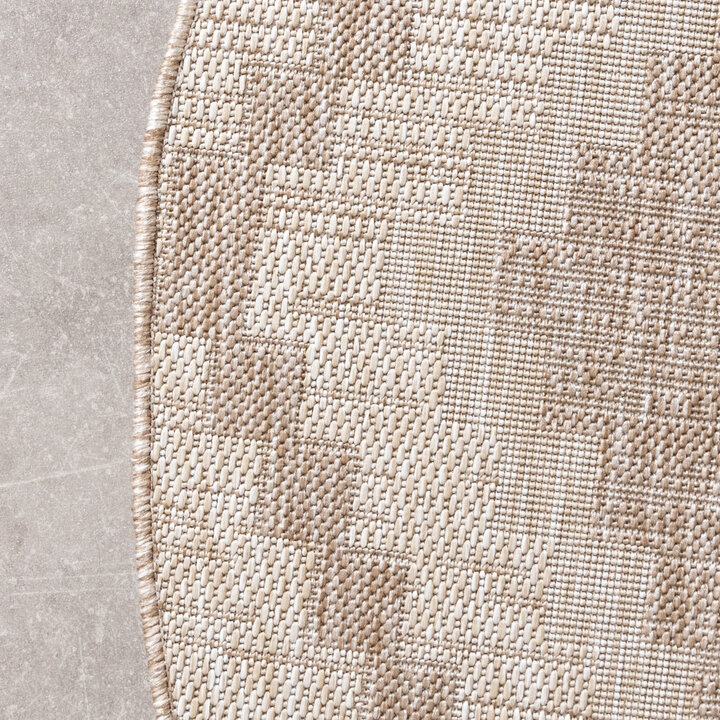 Tapis durable - Atlas Diamond Marron/Crème - 4