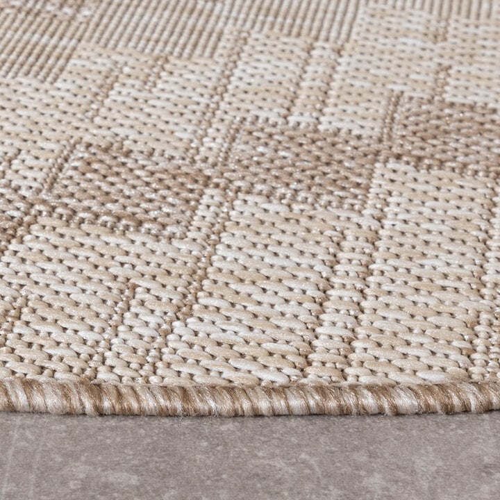 Tapis durable - Atlas Diamond Marron/Crème - 5