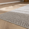Tapis d'extérieur abstrait - Lorre Lines Gris/Anthracite - thumbnail 5