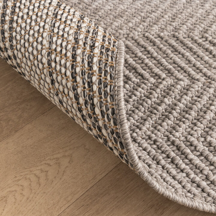 Tapis d'extérieur abstrait - Lorre Lines Gris/Anthracite - 6