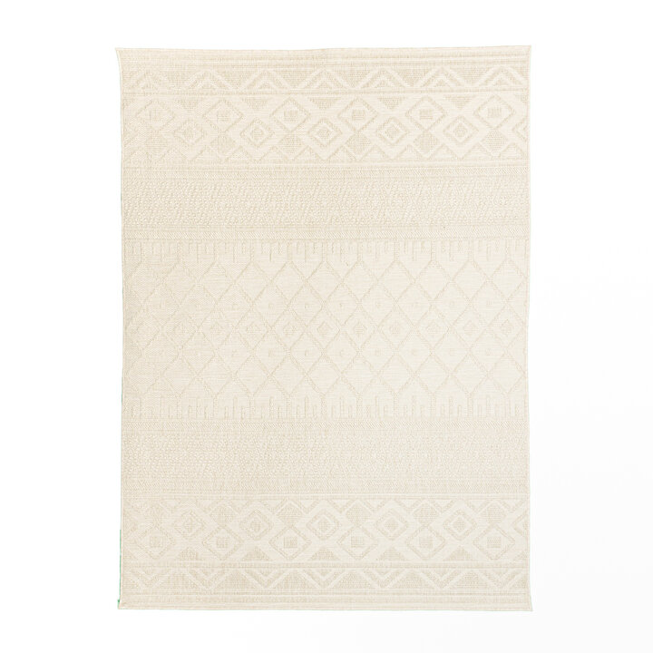 Tapis en sisal - Dunes Geo Crème - 1