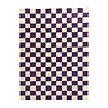 Tapis en coton - Gambit Violet/Blanc - thumbnail 1