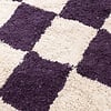Tapis en coton - Gambit Violet/Blanc - thumbnail 4