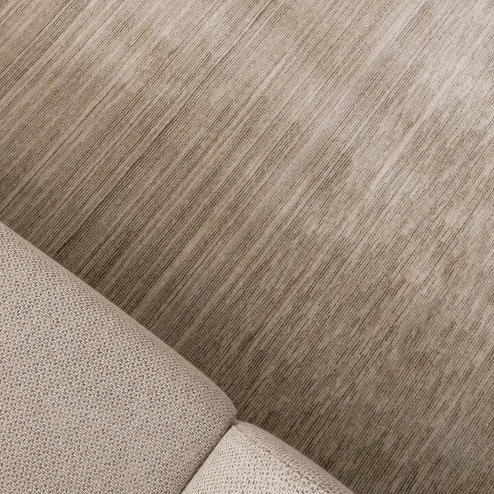 Tapis d'extérieur abstrait - Kaia Taupe - 2