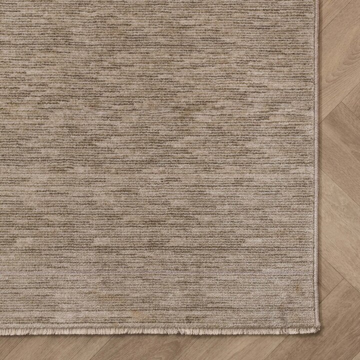 Tapis d'extérieur abstrait - Kaia Taupe - 3