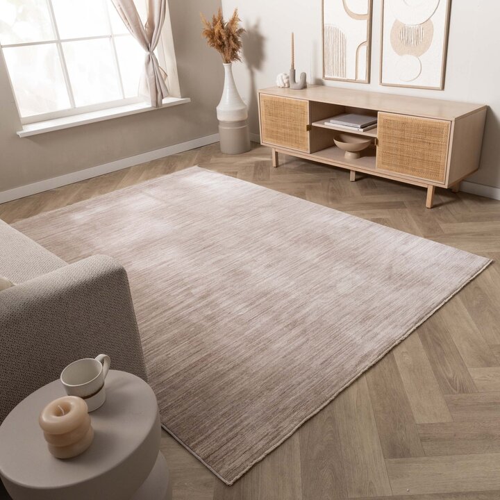 Tapis d'extérieur abstrait - Kaia Crème