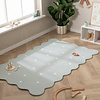 Tapis lavable - Cloudy Stippen Menthe - thumbnail