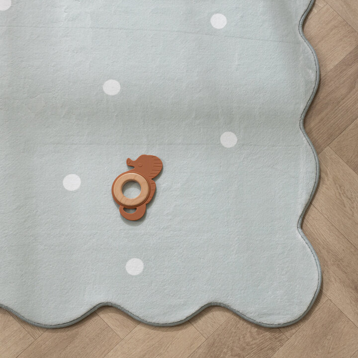 Tapis lavable - Cloudy Stippen Menthe - 4