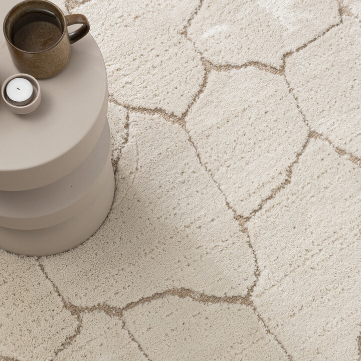 Tapis moderne intérieur et extérieur - Yune Stone Crème - 2