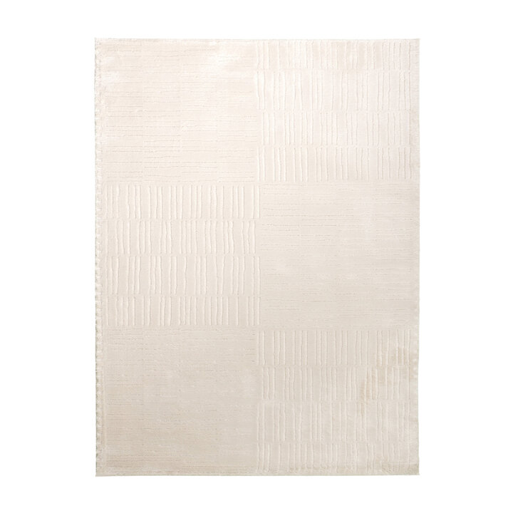Tapis moderne intérieur et extérieur - Yune Lines Crème - 1