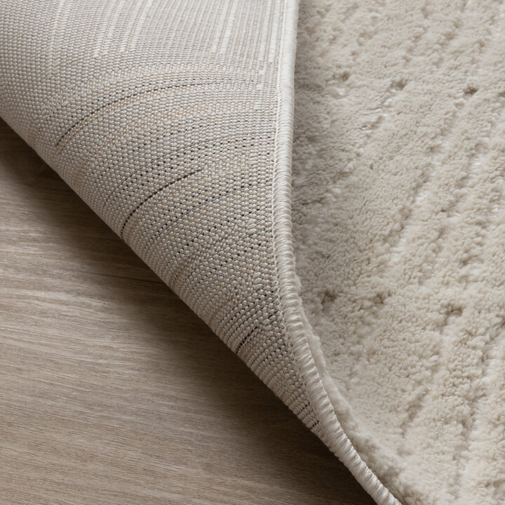 Tapis moderne intérieur et extérieur - Yune Lines Crème - 6