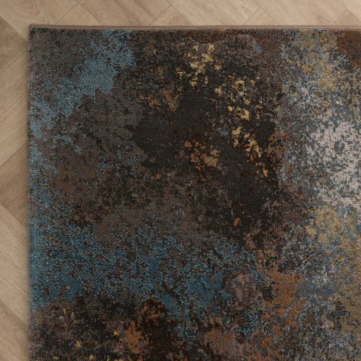 Tapis d'extérieur Kelim - Raphael Bleu/Terra - 4