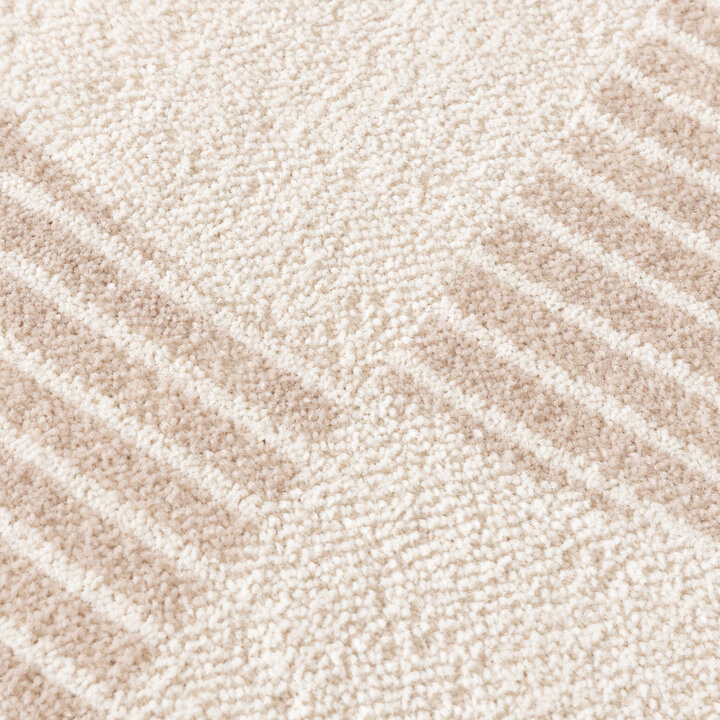Tapis rétro intérieur et extérieur - Aurora Shapes Beige - 3