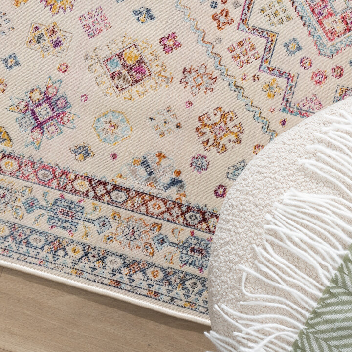 Tapis d'extérieur - Joya Medaillon Multicolore - 2