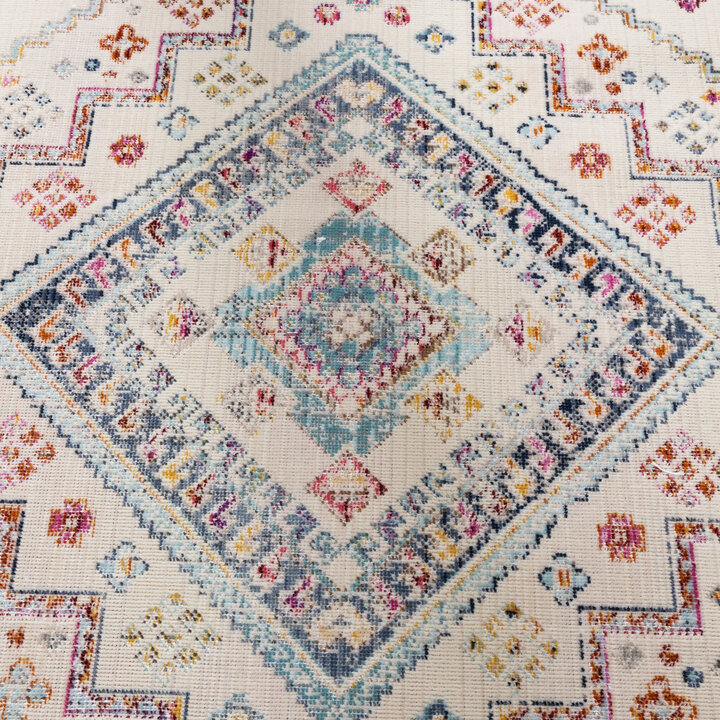 Tapis d'extérieur - Joya Medaillon Multicolore - 3