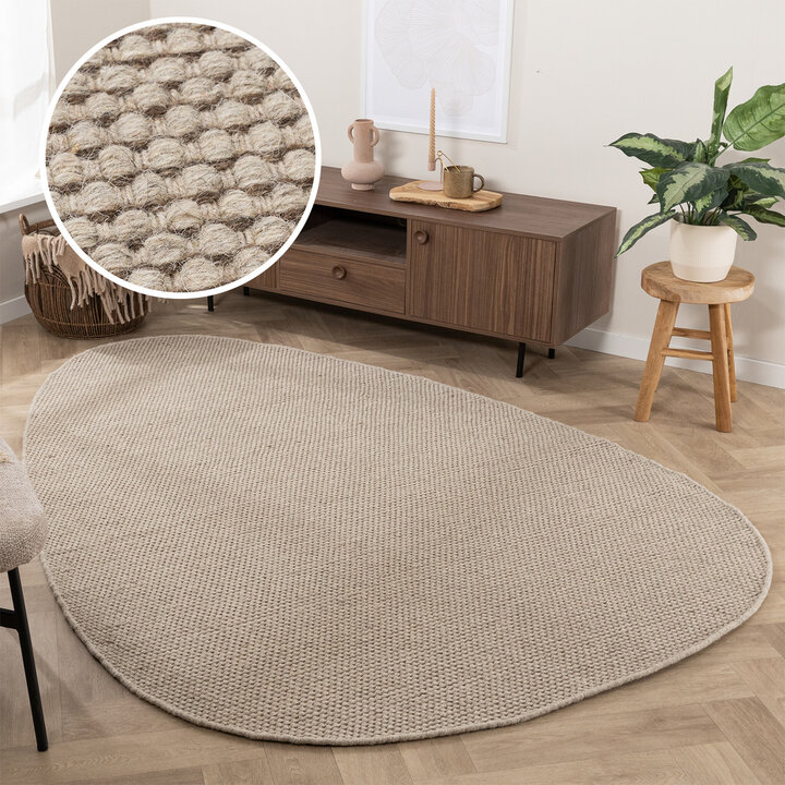 Tapis de jeu carré - Bliss Beige/Marron
