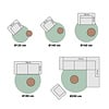 Tapis d'extérieur bohème - Field Vert - thumbnail 8