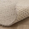 Tapis en laine rond - Bliss Crème/Blanc - thumbnail 7