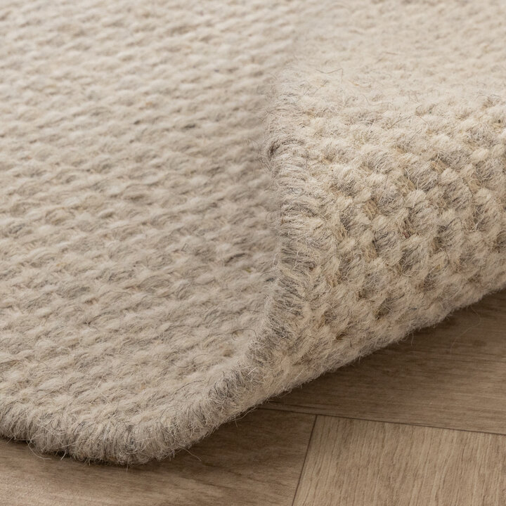 Tapis en laine rond - Bliss Crème/Blanc - 7