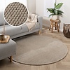 Tapis en laine rond - Bliss Beige/Marron - thumbnail
