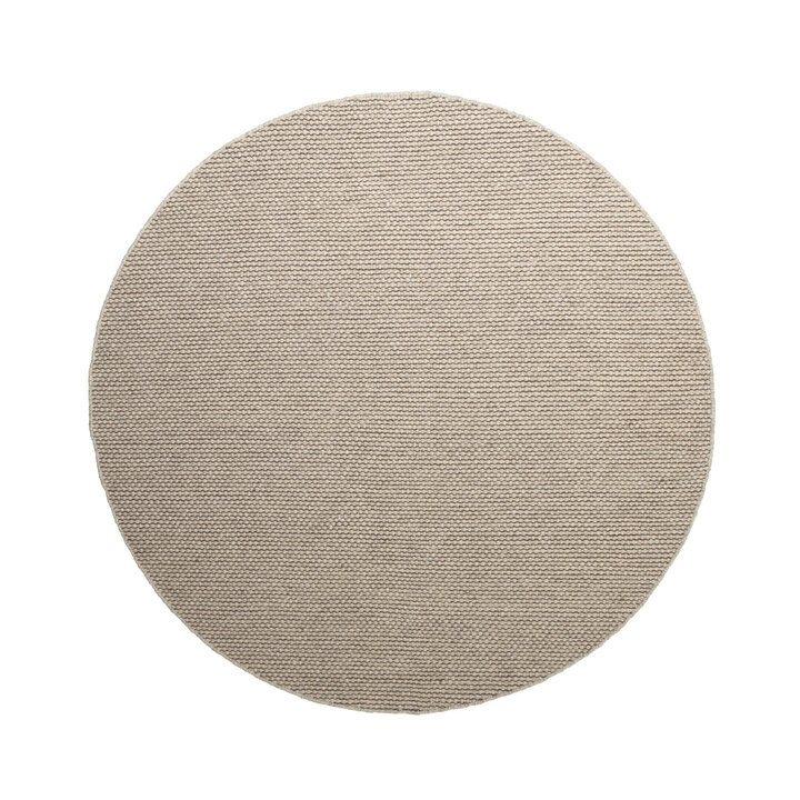 Tapis en laine rond - Bliss Beige/Marron - 1