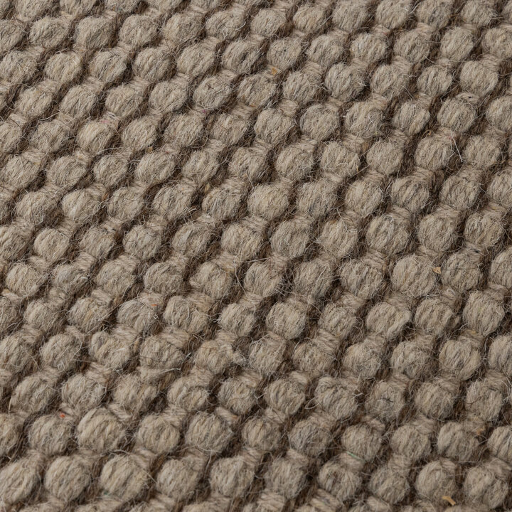 Tapis en laine rond - Bliss Beige/Marron - 4