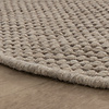 Tapis en laine rond - Bliss Beige/Marron - thumbnail 6