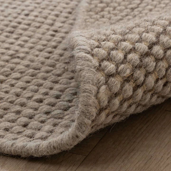 Tapis en laine rond - Bliss Beige/Marron - 7