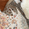 Tapis ovale à poils longs - Santo Mandala Vert Olive - thumbnail 3
