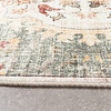 Tapis ovale à poils longs - Santo Mandala Vert Olive - thumbnail 6