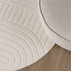 Tapis marbré - Charm Arches Blanc - thumbnail 3