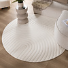 Tapis marbré - Charm Curves Blanc - thumbnail