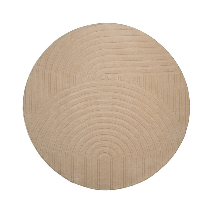 Tapis marbré - Charm Curves Beige - 1