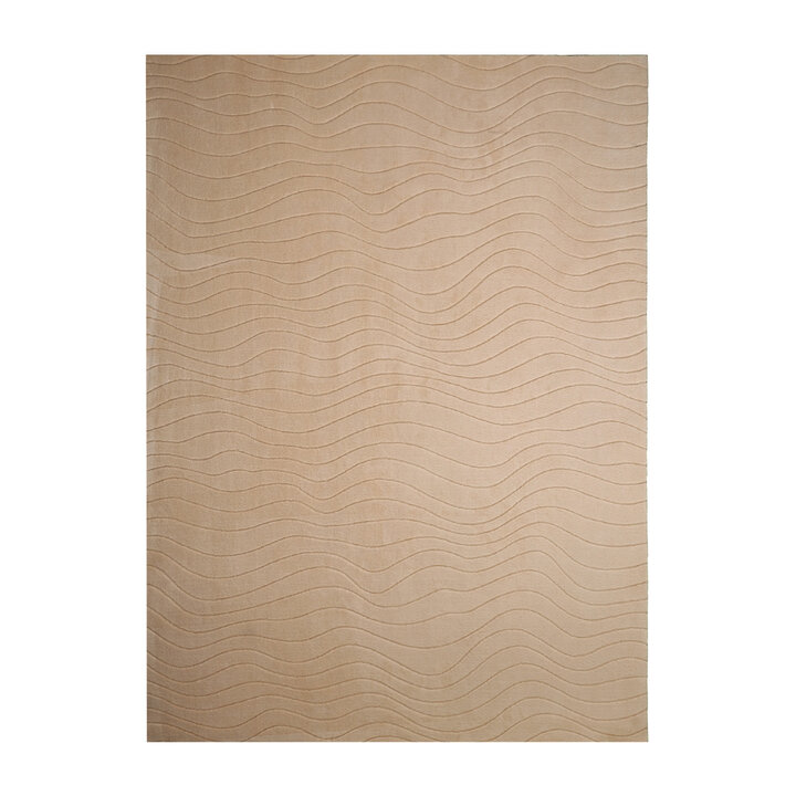 Tapis moderne intérieur et extérieur - Charm Waves Beige - 1