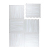 Tapis pour chambre d'enfants - Alfie Stripes Gris - thumbnail 1
