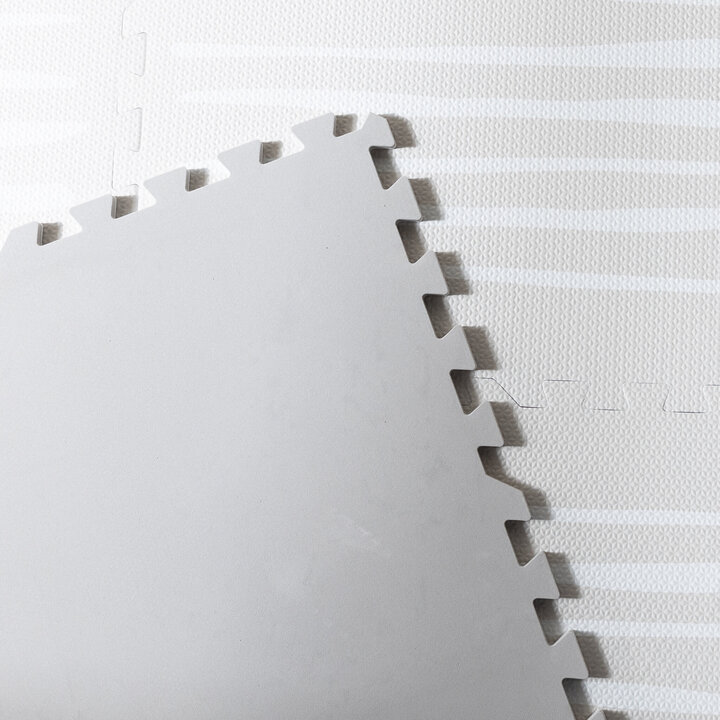 Tapis pour chambre d'enfants - Alfie Stripes Gris - 7