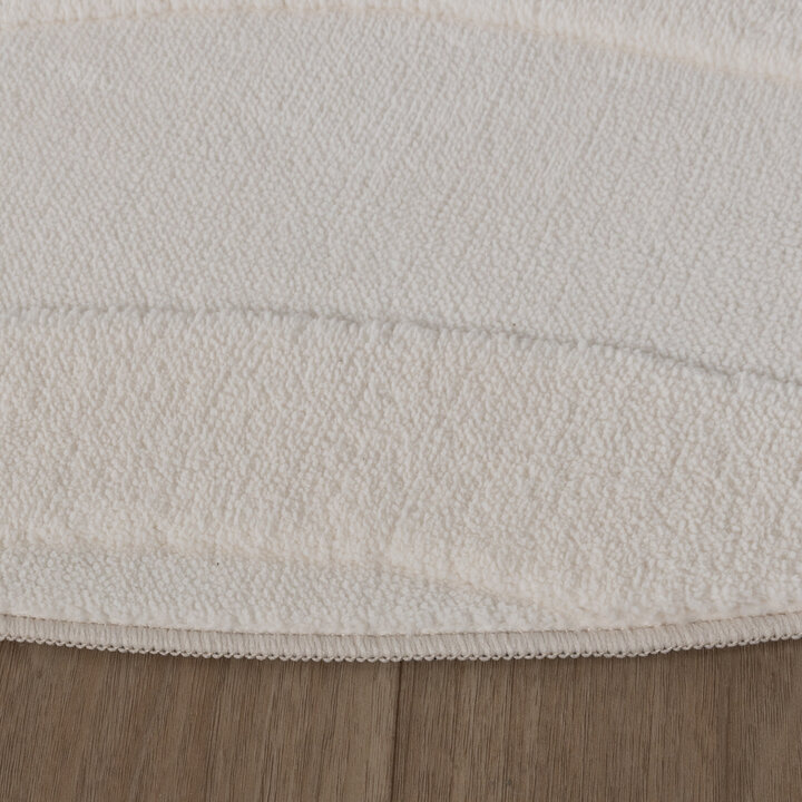 Tapis marbré - Charm Shapes Blanc - 6