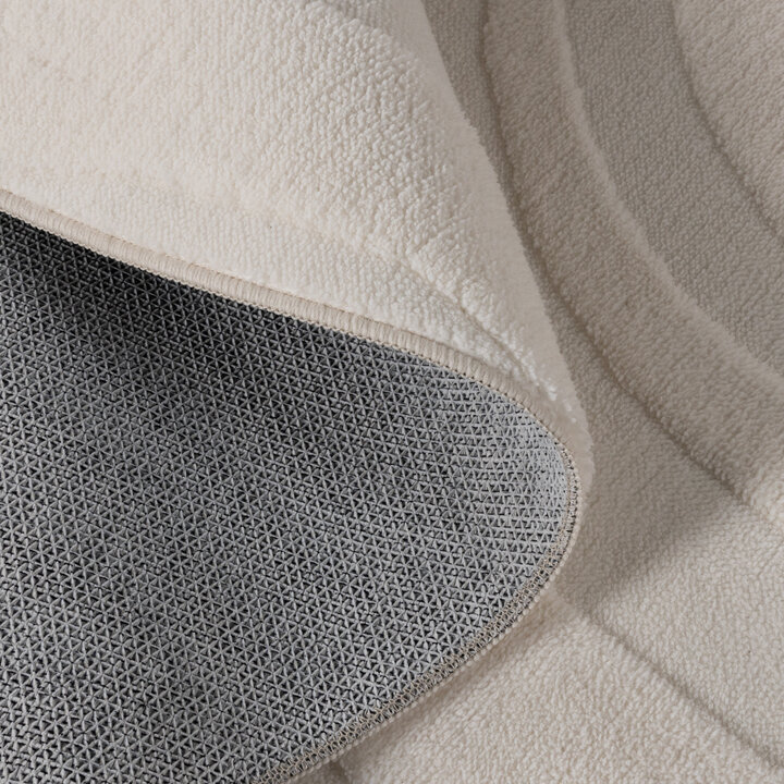 Tapis marbré - Charm Shapes Blanc - 7