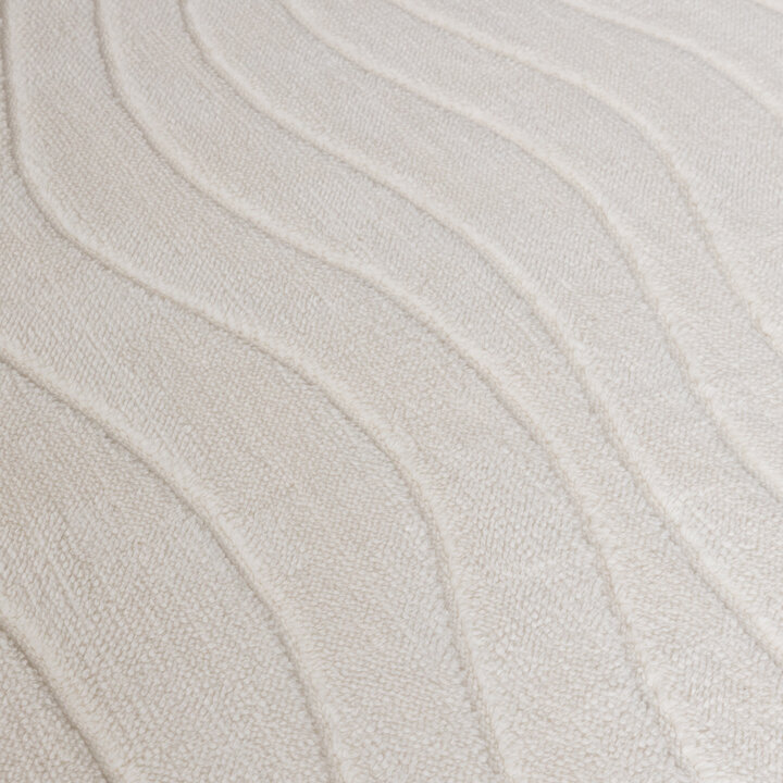 Tapis moderne intérieur et extérieur - Charm Waves Blanc - 3