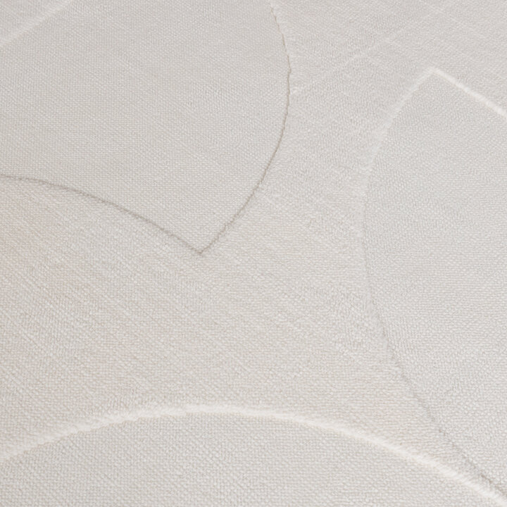 Tapis moderne intérieur et extérieur - Charm Circles Blanc - 4