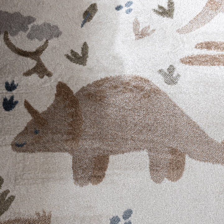 Tapis pour enfants lavable - Mace Dino Crème - 3