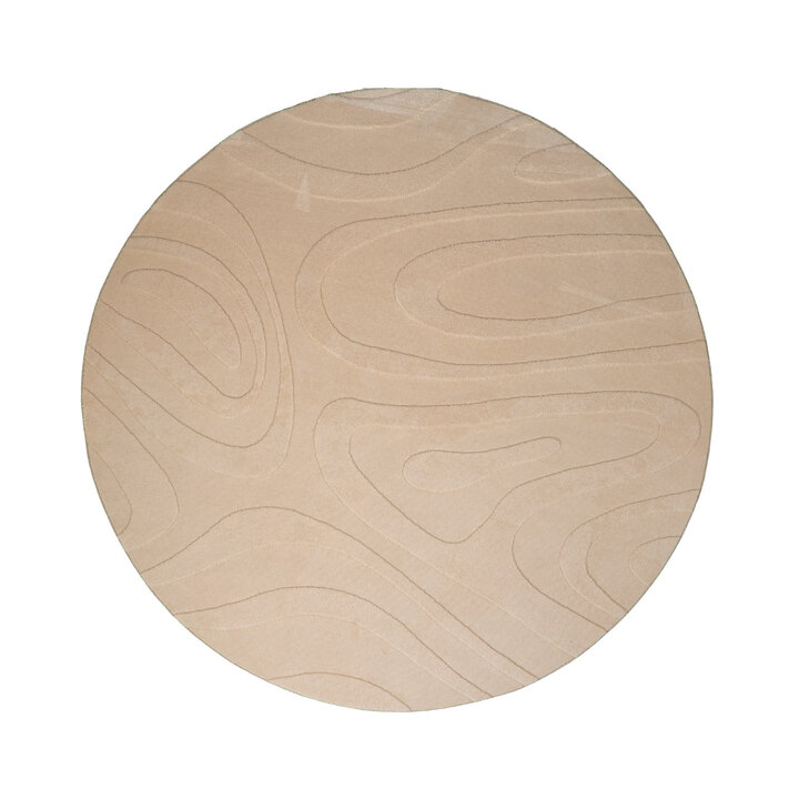 Tapis marbré - Charm Shapes Beige - 1