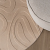 Tapis marbré - Charm Shapes Beige - thumbnail 3